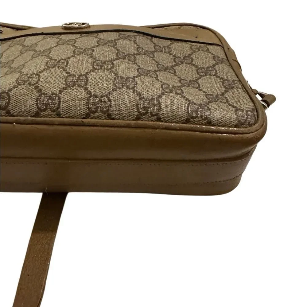 Gucci Beige and Brown Crossbody Bag